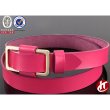 2016 New Fashion Style High Quality Cowskin Genuine Split Leather Slim Belts for Women